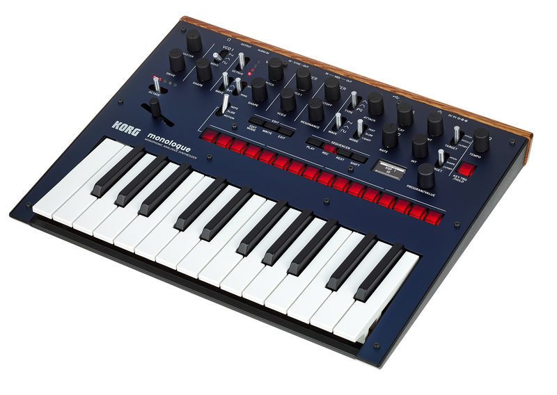 Korg Monologue Analog Synthesizer Blue – Synthesizers | Music Planet NZ