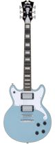 D'Angelico Premier Brighton Ice Blue Metallic