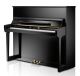 Schimmel W123 Traditional Upright Piano Ebony Polish