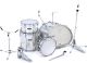 Vox Telstar 4 Piece Drum Kit with Hardware