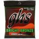 GHS Acoustic Guitar Bright Bronze Strings - Extra Ligh