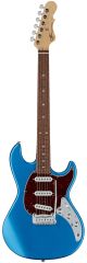 G&L Fullerton Deluxe Skyhawk Electric Guitar in Lake Placid Blue 