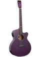 Tanglewood Azure TA4CE-PU Electric Acoustic Guitar Foxglove Purple Gloss