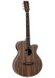 Tanglewood Reunion Folk Acoustic Guitar Ebony