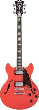 D'angelico Premier Mini DC with stop bar in Fiesta Red