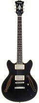 D'angelico Excel Mini DC Tour Solid Black