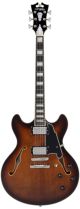 D'Angelico Premier DC Brown Burst (2023 Model)