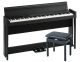 Korg C1 Air Black Digital Piano with PC300 Bench Package 