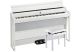 Korg G1B Air Digital Piano with PC300 Bench in White