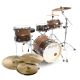 Legend Travel Twin Drum Kit with Stagg Cymbal Set