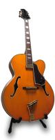 Greg Bennett JZ-4 Hollow Body Jazz Guitar in Amber