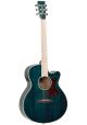 Tanglewood TW4 Winterleaf SFCE Acoustic Guitar Aquamarine Blue Gloss